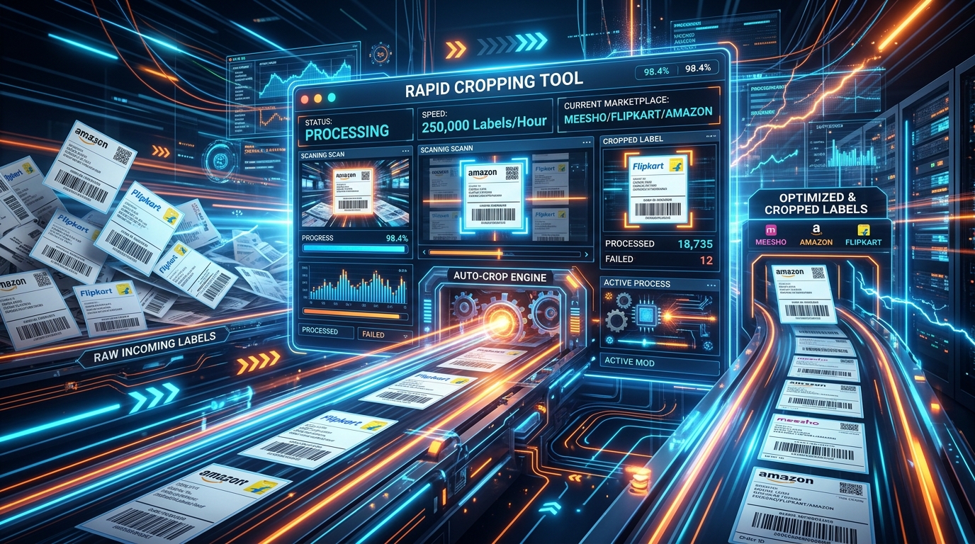 Quick Label Crop Online: How to Crop Meesho Shipping Labels Fast Without Server Uploads